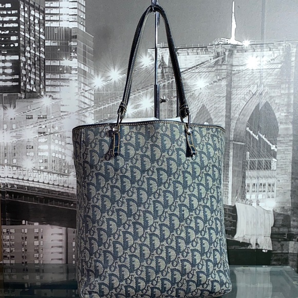 Dior Handbags - Authentic Christian Dior Denim Shoulder Bag